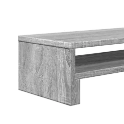 vidaXL skærmstander 54x22x15 cm konstrueret træ grå sonoma-eg