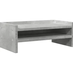 vidaXL skærmstander 42x24x16 cm konstrueret træ betongrå