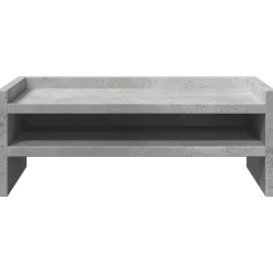 vidaXL skærmstander 42x24x16 cm konstrueret træ betongrå