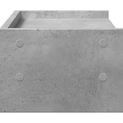 vidaXL skærmstander 42x24x16 cm konstrueret træ betongrå