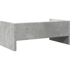 vidaXL skærmstander 42x24x16 cm konstrueret træ betongrå