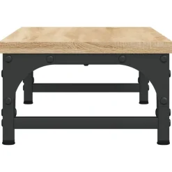 vidaXL skærmstander 55x23x14 cm konstrueret træ sonoma-eg