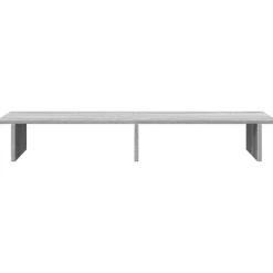vidaXL skærmstander 100x27x15 cm konstrueret træ grå sonoma-eg