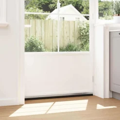 vidaXL Skruemonterede dørbørste tætninger 2 pcs Sølv 100 cm