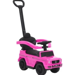vidaXL skubbe-gåbil G63 pink