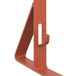 vidaXL Snebeskyttelse Støtte Rød 29,5 x 3 x 34,5 cm Stål