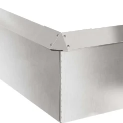 vidaXL Sneglehegn 8 pcs Sølv Rustfrit stål