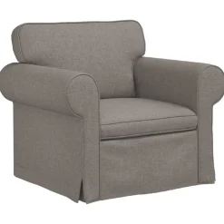 vidaXL Sofa Gråbrun 95 x 82 x 80 cm Stof