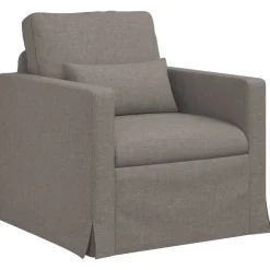 vidaXL Sofa Gråbrun 78 x 78 x 80 cm Stof
