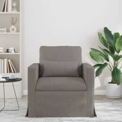 vidaXL Sofa Gråbrun 78 x 78 x 80 cm Stof