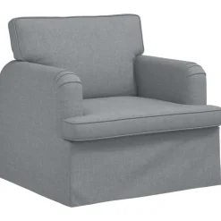 vidaXL Sofa Lysegrå 84 x 80 x 85 cm Stof