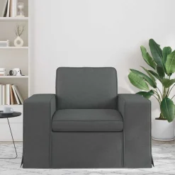 vidaXL Sofa Mørkegrå 103 x 80 x 82 cm Stof