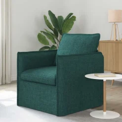 vidaXL Sofa Mørkegrøn 195 x 82 x 85 cm Stof