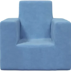 vidaXL sofa til børn blødt plys blå