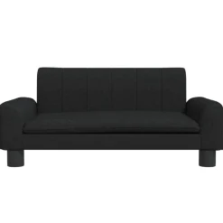 vidaXL sofa til børn 70x45x30 cm stof sort