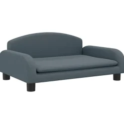 vidaXL sofa til børn 70x45x30 cm stof mørkegrå