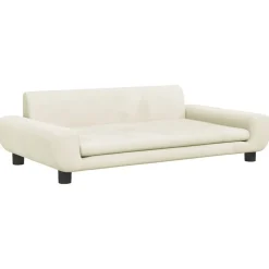 vidaXL sofa til børn 100x54x33 cm velour cremefarvet