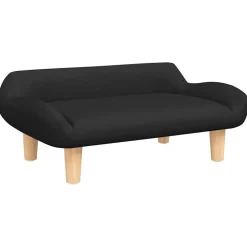 vidaXL sofa til børn 70x40x24 cm stof sort