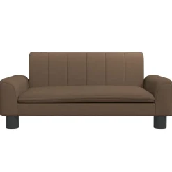 vidaXL sofa til børn 70x45x30 cm stof brun