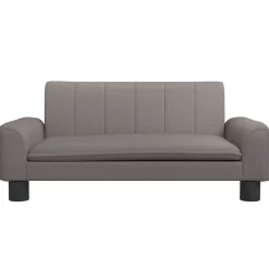 vidaXL sofa til børn 70x45x30 cm stof gråbrun