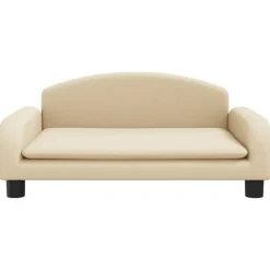 vidaXL sofa til børn 70x45x30 cm stof cremefarvet