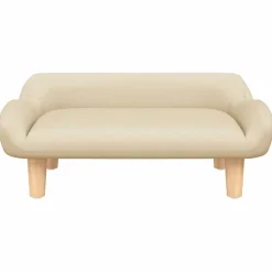 vidaXL sofa til børn 70x40x24 cm stof cremefarvet