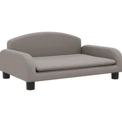vidaXL sofa til børn 70x45x30 cm stof gråbrun