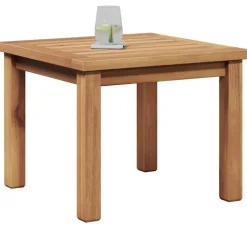 vidaXL Sofabord Brun 45 x 45 x 36 cm Massiv Teaktræ