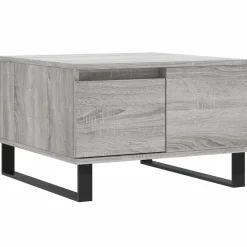 vidaXL sofabord 55x55x36,5 cm konstrueret træ grå sonoma-eg
