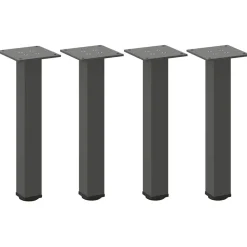 vidaXL sofabordsben 4 stk. antracit 30-32 cm stål