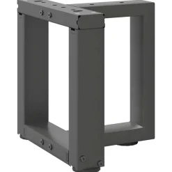 vidaXL sofabordsben T-formet 2 stk. antracit 30x25x(30-31) cm stål