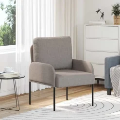 vidaXL Sofaer med pude 55cm Gråbrun Krydsfinér