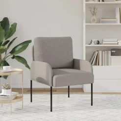 vidaXL Sofaer med pude 55cm Gråbrun Krydsfinér