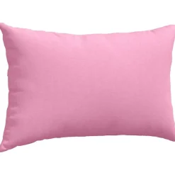 vidaXL Sofapuder 2 pcs Lyserød 50 x 30 cm Stof