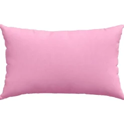 vidaXL Sofapuder 2 pcs Lyserød 50 x 30 cm Stof