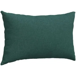 vidaXL Sofapuder 2 pcs Mørkegrøn 50 x 30 cm Stof