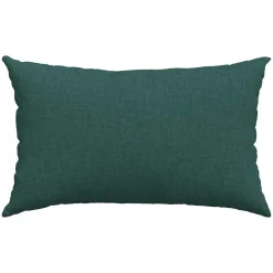 vidaXL Sofapuder 2 pcs Mørkegrøn 50 x 30 cm Stof