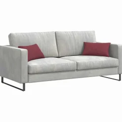 vidaXL Sofapuder 2 pcs Vinrød 50 x 30 cm Stof