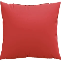 vidaXL sofapuder 4 stk. 40x40 cm stof rød
