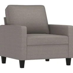 vidaXL sofasæt 3 dele med hynder stof gråbrun
