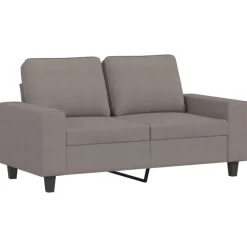 vidaXL sofasæt 3 dele stof gråbrun