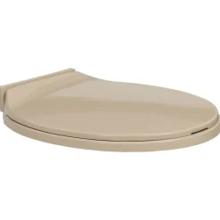 vidaXL soft close toiletsæde oval beige