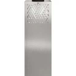 vidaXL Solar LED sti lys 2 pcs Sølv Rustfrit stål