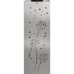 vidaXL Solar LED sti lys 2 pcs Sølv Rustfrit stål