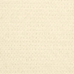 vidaXL Solsejl HDPE rektangulær 2x4 m creme