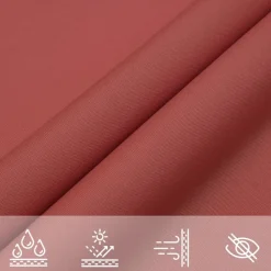 vidaXL solsejl Oxford-stof firkantet 3,6 x 3,6 m terracotta