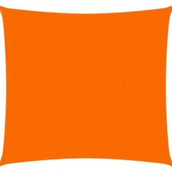 vidaXL solsejl 2,5x2,5 m firkantet oxfordstof orange