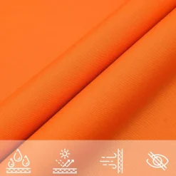 vidaXL solsejl 2x2,5 m rektangulær oxfordstof orange