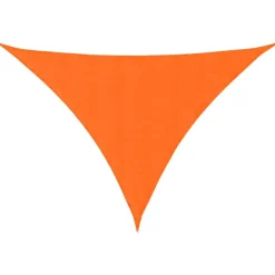 vidaXL solsejl 2,5x2,5x3,5 m trekantet oxfordstof orange