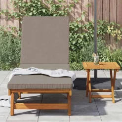 vidaXL Solstol Brun 199 x 63 x 85 cm Massivt Akacietræ